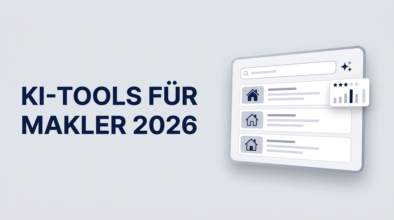 Die besten KI-Tools für Immobilienmakler 2026