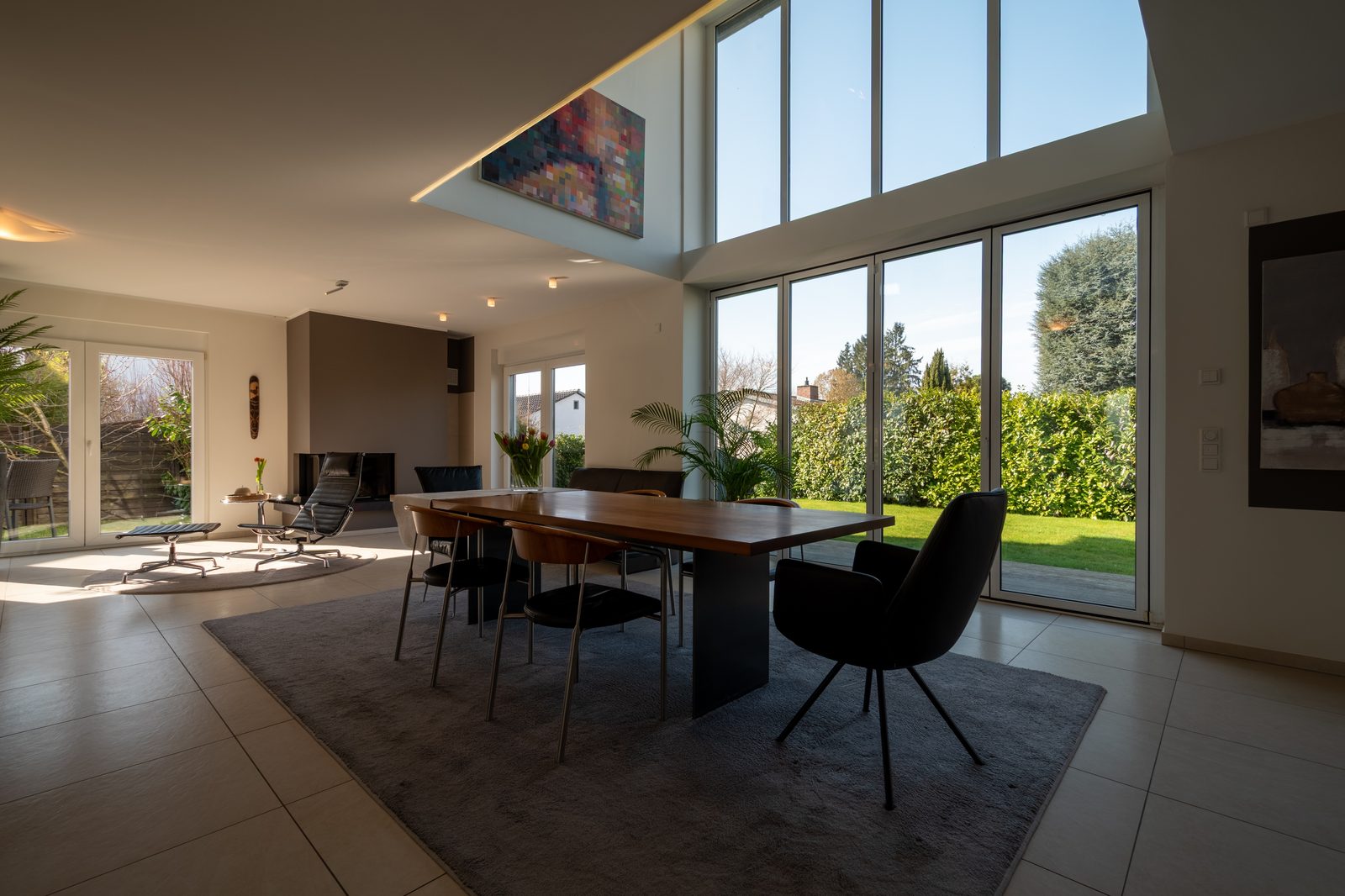 Before - interior photo with subdued exposure
