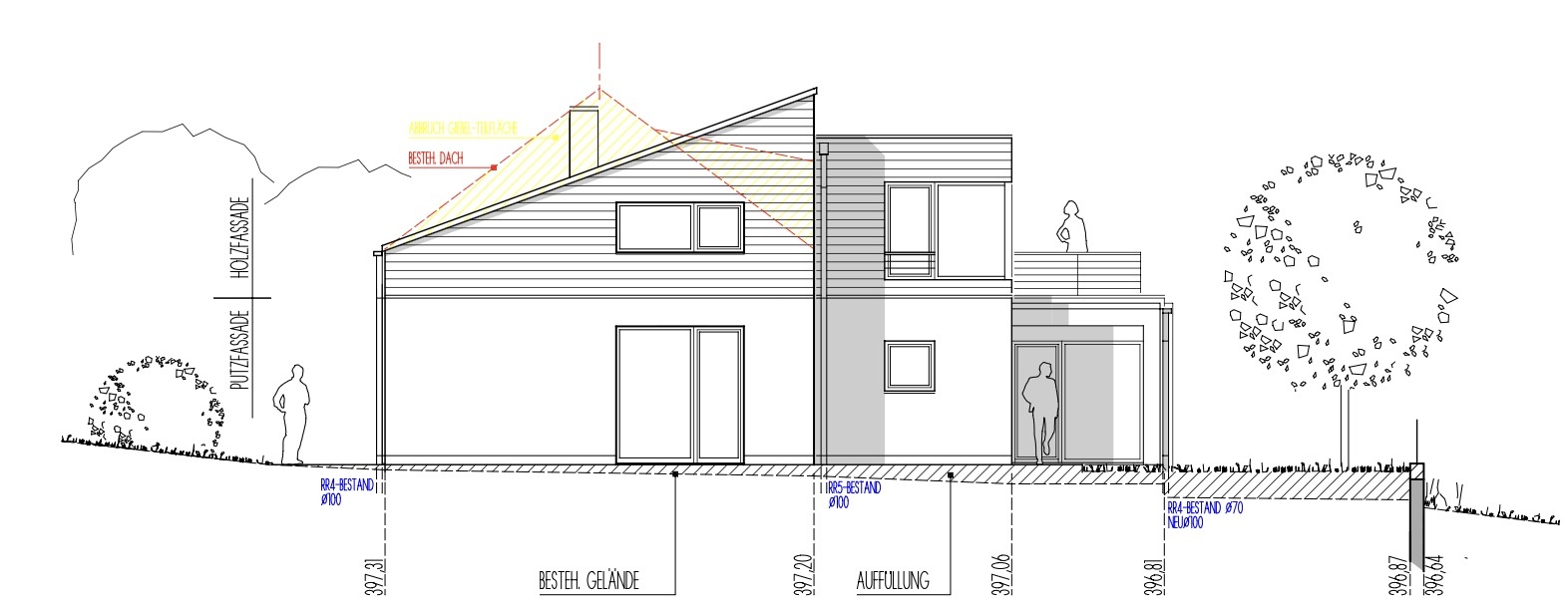 Vorher - 2D-Gebäudeansicht