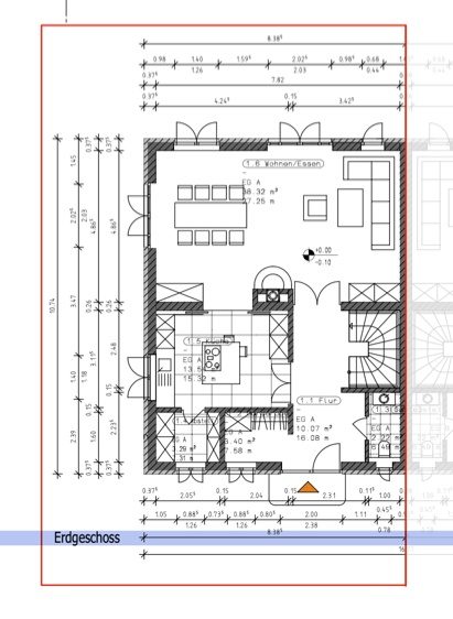 Grundriss - Modernes Erdgeschoss mit offenem Wohn-Essbereich