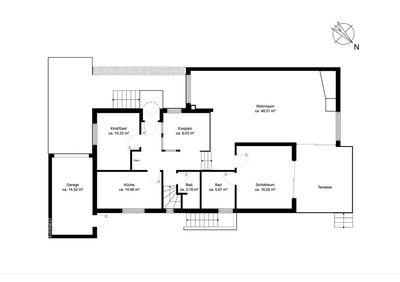 Modernes Einfamilienhaus mit Terrasse und Garage