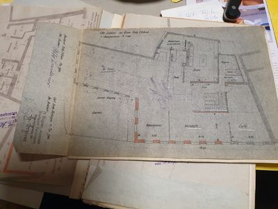 Gastronomie-Grundriss im 1. Obergeschoss
