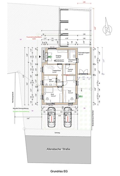 Erdgeschosswohnung mit zwei Kinderzimmern