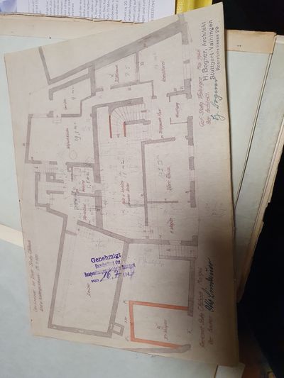 Historischer Kellergrundriss mit gewerblichen Nebenräumen