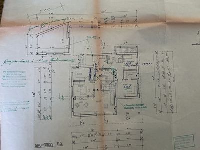 Einfamilienhaus Grundriss Erdgeschoss mit Kamin und Garage